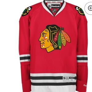 Reebok Red and Black Youth Jersey